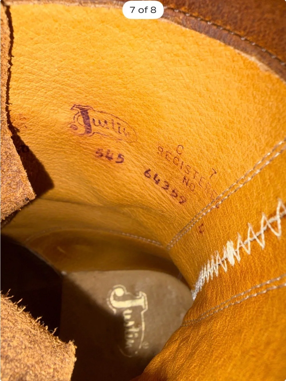 Justin Boots vintage icon